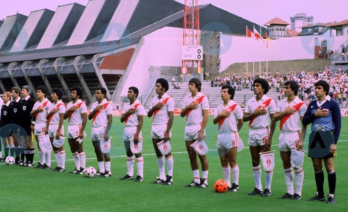 Peru 1982.06.15.La Coruna,Spain.WC GR-Peru v Cameroon 0-0 No1